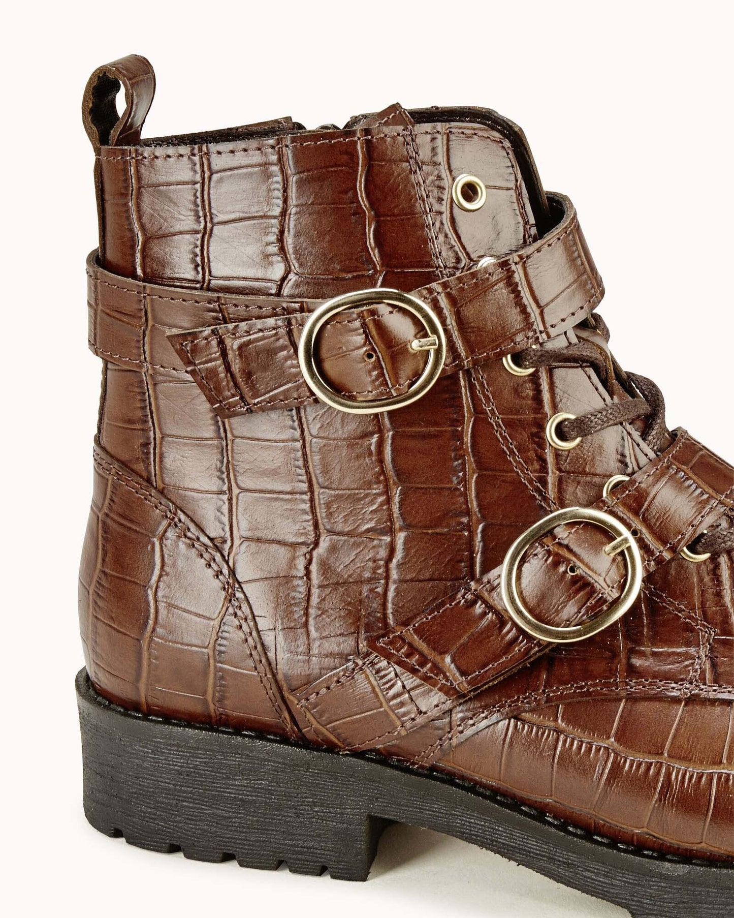 BOTTINE PLATE FLOCCI