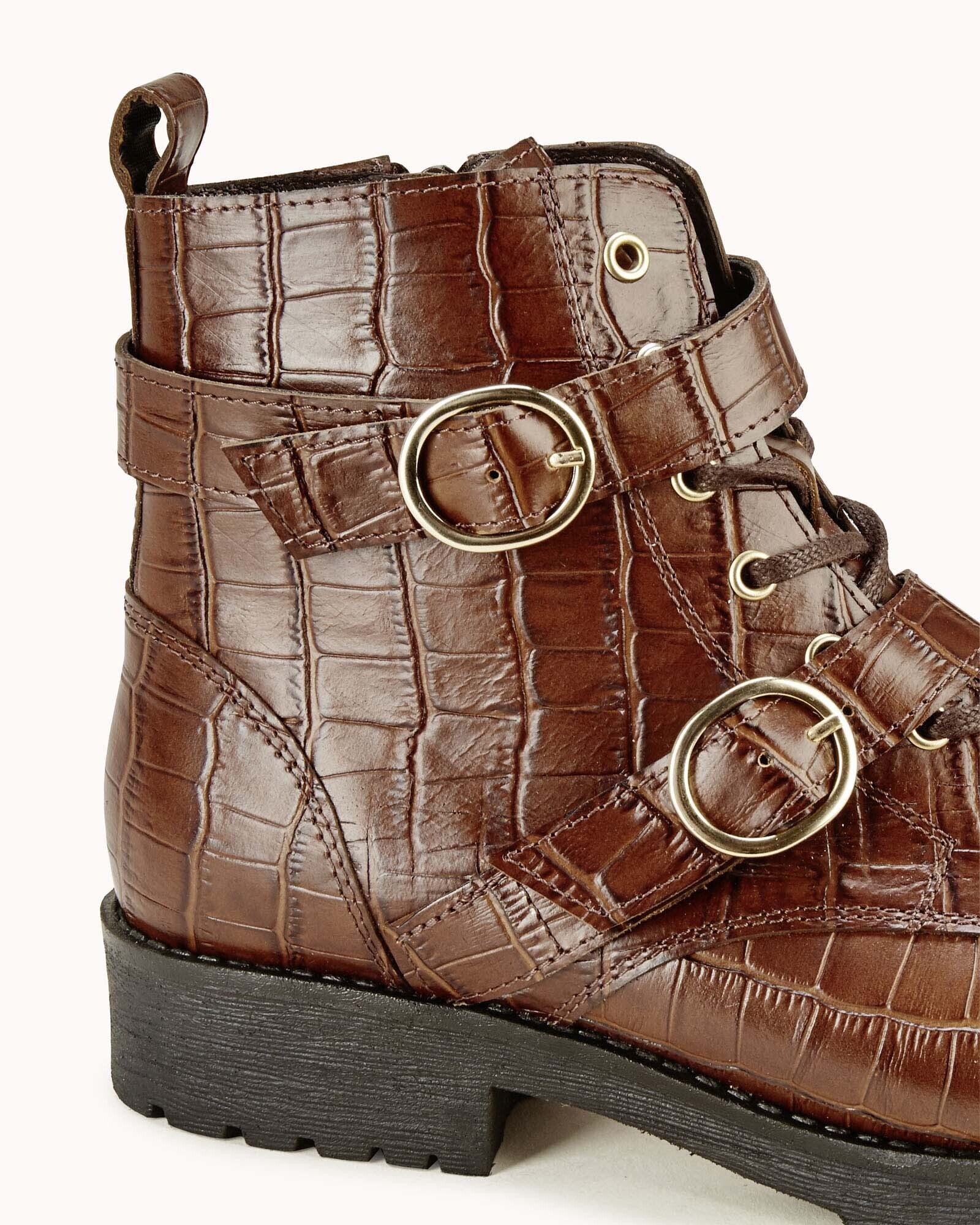 BOTTINE PLATE FLOCCI