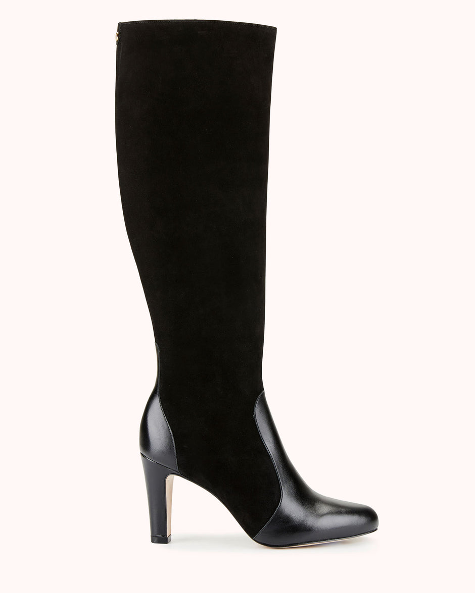 Bottines Cosmoparis En Cuir Noir - Pointure 40, Talon Haut (+7cm), Occasion Très Bon état