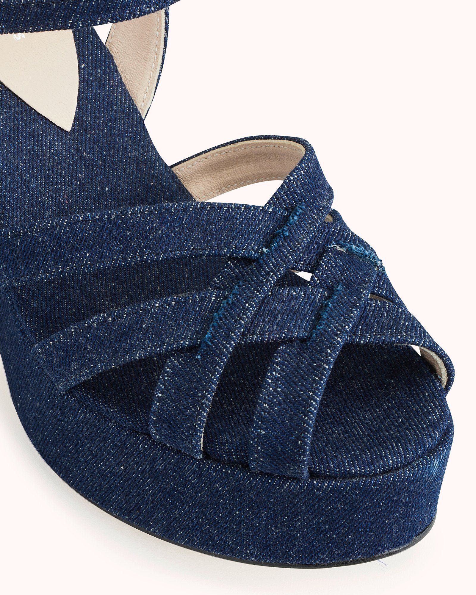 Ankle Strap Michael Kors Zipper Wedges Berkley Logo Jacquard Wedge