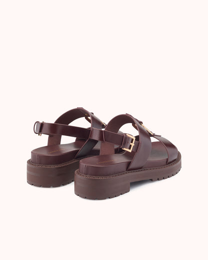 Sandales plates CLARYCE
