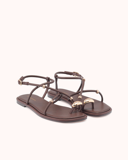 Sandales plates CLEA