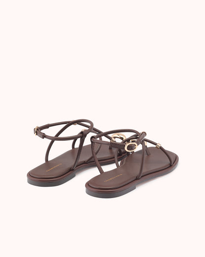 Sandales plates CLEA